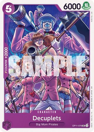 Decuplets (OP11-078) [A Fist of Divine Speed] - Deck Out Gaming