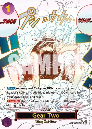 Gear Two (Alternate Art) (OP11-080) [A Fist of Divine Speed] Foil - Deck Out Gaming
