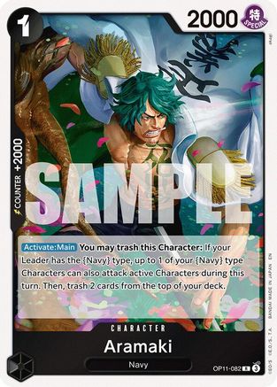 Aramaki (OP11-082) [A Fist of Divine Speed] Foil - Deck Out Gaming