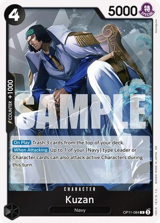 Kuzan (OP11-084) [A Fist of Divine Speed] Foil - Deck Out Gaming