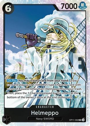 Helmeppo (OP11-092) [A Fist of Divine Speed] Foil - Deck Out Gaming