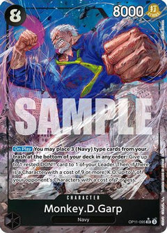 Monkey.D.Garp (Alternate Art) (OP11-095) [A Fist of Divine Speed] Foil - Deck Out Gaming