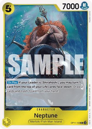Neptune (OP11-108) [A Fist of Divine Speed] Foil - Deck Out Gaming
