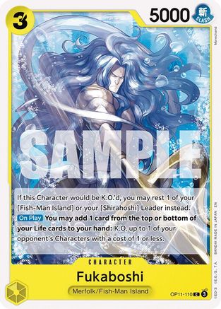 Fukaboshi (OP11-110) [A Fist of Divine Speed] - Deck Out Gaming