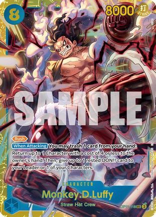 Monkey.D.Luffy (118) (OP11-118) [A Fist of Divine Speed] Foil - Deck Out Gaming