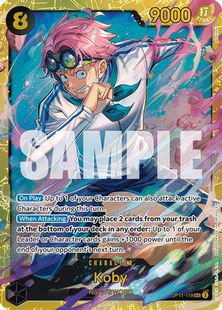 Koby (119) (OP11-119) [A Fist of Divine Speed] Foil - Deck Out Gaming
