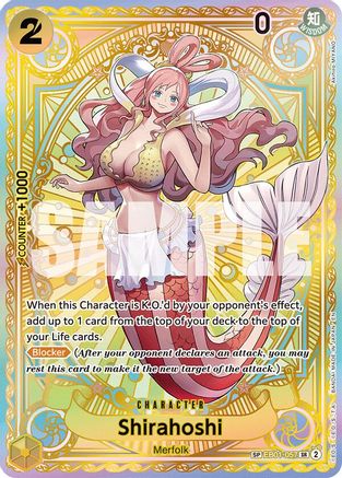 Shirahoshi (SP) (EB01-057) [A Fist of Divine Speed] Foil - Deck Out Gaming