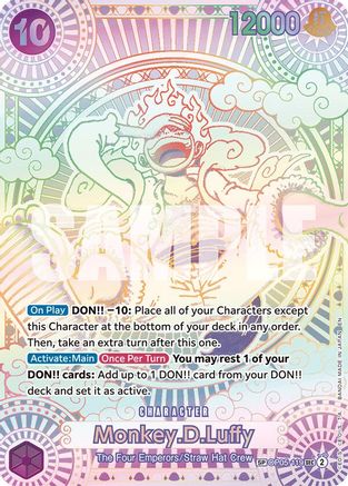 Monkey.D.Luffy (119) (SP) (OP05-119) [A Fist of Divine Speed] Foil - Deck Out Gaming