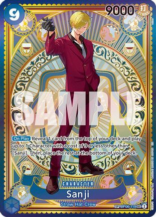 Sanji (SP) (OP06-119) [A Fist of Divine Speed] Foil - Deck Out Gaming