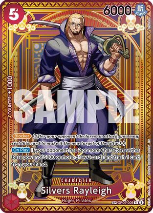 Silvers Rayleigh (SP) (OP09-005) [A Fist of Divine Speed] Foil - Deck Out Gaming
