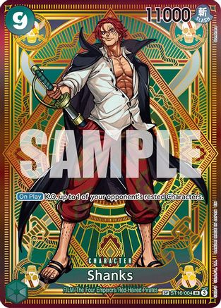 Shanks (SP) (ST16-004) [A Fist of Divine Speed] Foil - Deck Out Gaming
