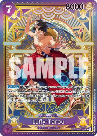 Luffy-Tarou (SP) (ST18-005) [A Fist of Divine Speed] Foil - Deck Out Gaming