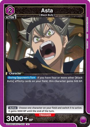 Asta (003) (UE08BT/BCV-1-003) [UE08BT: Black Clover] - Deck Out Gaming