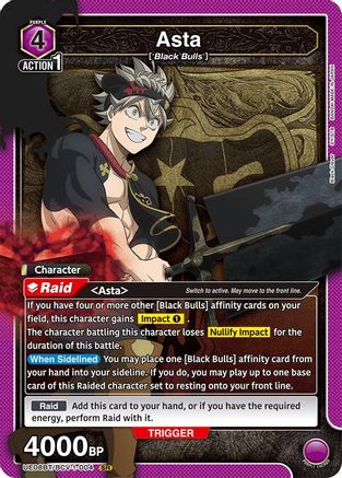 Asta (004) (UE08BT/BCV-1-004) [UE08BT: Black Clover] Foil - Deck Out Gaming