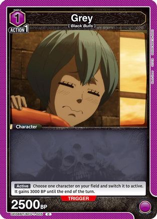 Grey (005) (UE08BT/BCV-1-005) [UE08BT: Black Clover] - Deck Out Gaming