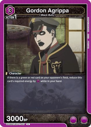 Gordon Agrippa (UE08BT/BCV-1-007) [UE08BT: Black Clover] - Deck Out Gaming
