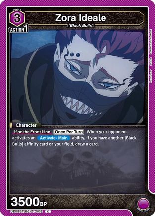 Zora Ideale (UE08BT/BCV-1-008) [UE08BT: Black Clover] - Deck Out Gaming