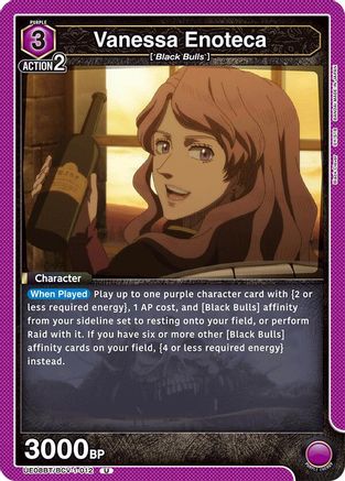 Vanessa Enoteca (012) (UE08BT/BCV-1-012) [UE08BT: Black Clover] - Deck Out Gaming