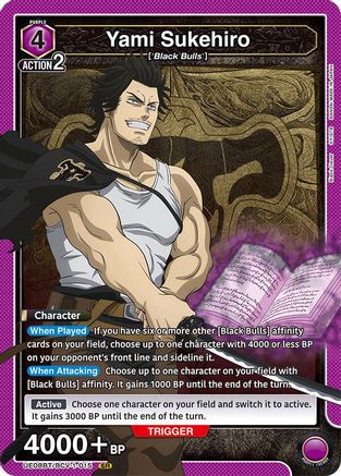 Yami Sukehiro (015) (UE08BT/BCV-1-015) [UE08BT: Black Clover] Foil - Deck Out Gaming