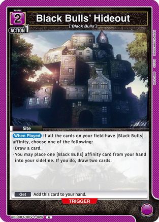 Black Bulls' Hideout (UE08BT/BCV-1-029) [UE08BT: Black Clover] - Deck Out Gaming