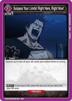 Surpass Your Limits! Right Here, Right Now! (UE08BT/BCV-1-030) [UE08BT: Black Clover] - Deck Out Gaming