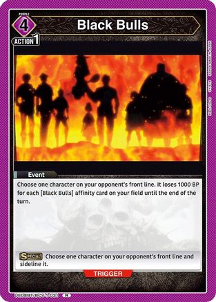 Black Bulls (UE08BT/BCV-1-031) [UE08BT: Black Clover] Foil - Deck Out Gaming