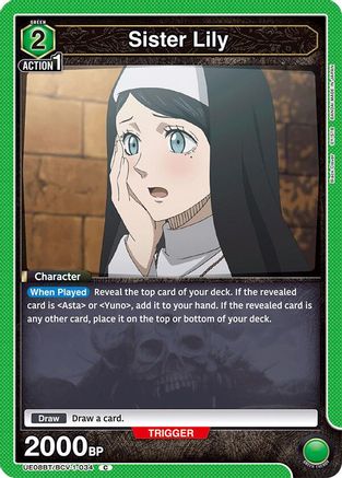 Sister Lily (UE08BT/BCV-1-034) [UE08BT: Black Clover] - Deck Out Gaming