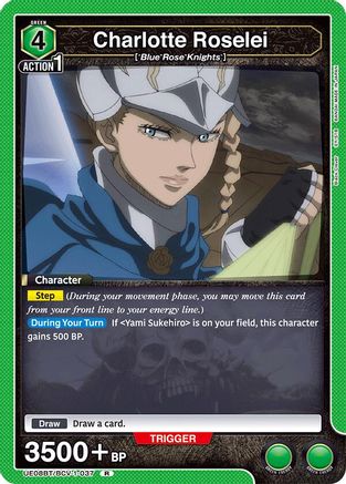 Charlotte Roselei (UE08BT/BCV-1-037) [UE08BT: Black Clover] Foil - Deck Out Gaming