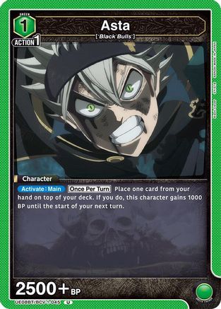Asta (045) (UE08BT/BCV-1-045) [UE08BT: Black Clover] - Deck Out Gaming
