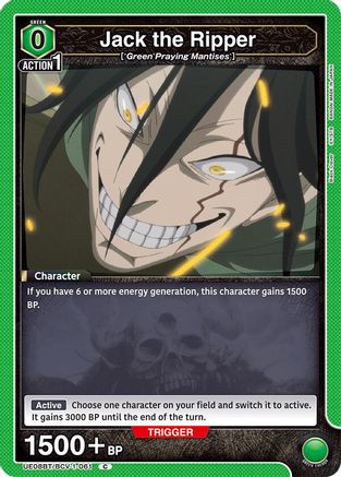 Jack the Ripper (UE08BT/BCV-1-061) [UE08BT: Black Clover] - Deck Out Gaming