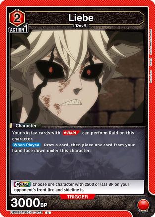 Liebe (UE08BT/BCV-1-072) [UE08BT: Black Clover] - Deck Out Gaming