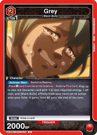 Grey (076) (UE08BT/BCV-1-076) [UE08BT: Black Clover] - Deck Out Gaming