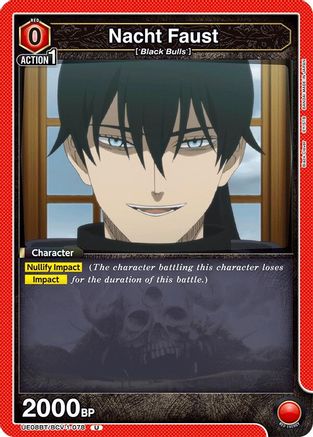 Nacht Faust (078) (UE08BT/BCV-1-078) [UE08BT: Black Clover] - Deck Out Gaming