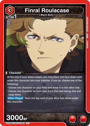 Finral Roulacase (085) (UE08BT/BCV-1-085) [UE08BT: Black Clover] - Deck Out Gaming
