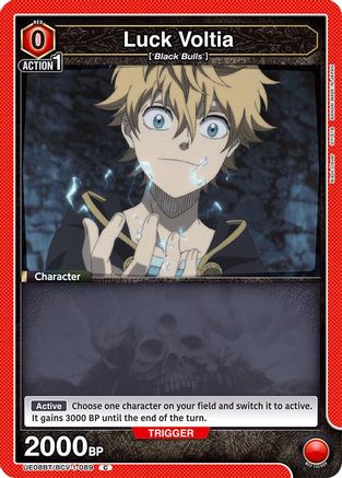 Luck Voltia (089) (UE08BT/BCV-1-089) [UE08BT: Black Clover] - Deck Out Gaming