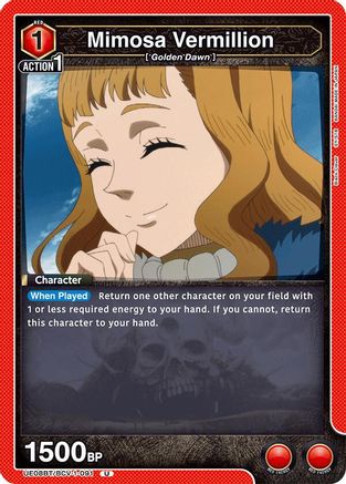 Mimosa Vermillion (091) (UE08BT/BCV-1-091) [UE08BT: Black Clover] - Deck Out Gaming