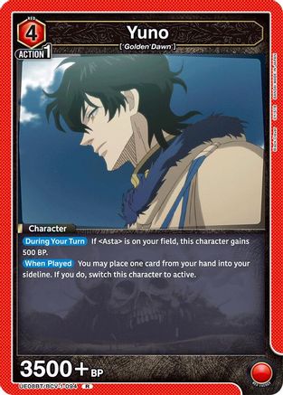 Yuno (094) (UE08BT/BCV-1-094) [UE08BT: Black Clover] Foil - Deck Out Gaming