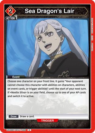Sea Dragon's Lair (UE08BT/BCV-1-098) [UE08BT: Black Clover] - Deck Out Gaming