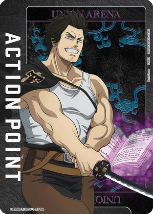 Action Point Card (AP04) (UE08BT/BCV-1-AP04) [UE08BT: Black Clover] Foil - Deck Out Gaming