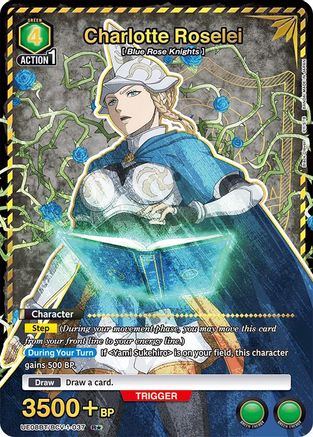 Charlotte Roselei (R*) (UE08BT/BCV-1-037) [UE08BT: Black Clover] Foil - Deck Out Gaming