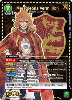 Mereoleona Vermillion (042) (SR*) (UE08BT/BCV-1-042) [UE08BT: Black Clover] Foil - Deck Out Gaming