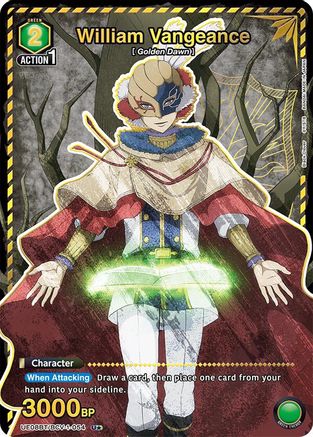 William Vangeance (U*) (UE08BT/BCV-1-054) [UE08BT: Black Clover] Foil - Deck Out Gaming