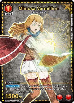 Mimosa Vermillion (091) (U*) (UE08BT/BCV-1-091) [UE08BT: Black Clover] Foil - Deck Out Gaming