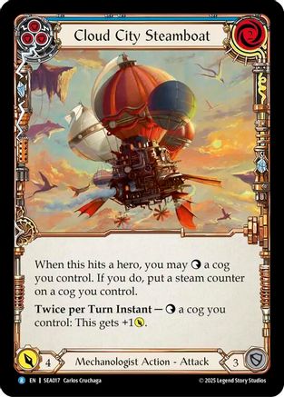 Cloud City Steamboat (Blue) (SEA017) [High Seas] - Deck Out Gaming