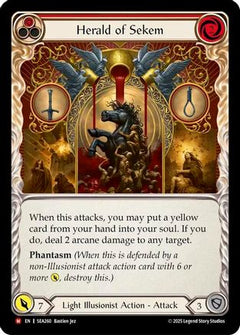 Herald of Sekem (SEA260) [High Seas] Rainbow Foil - Deck Out Gaming