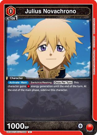 Julius Novachrono (UE08ST/BCV-1-068) [UE08ST: Black Clover Starter Deck] - Deck Out Gaming