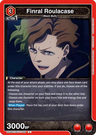 Finral Roulacase (UE08ST/BCV-1-085) [UE08ST: Black Clover Starter Deck] - Deck Out Gaming