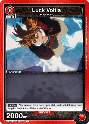 Luck Voltia (UE08ST/BCV-1-089) [UE08ST: Black Clover Starter Deck] - Deck Out Gaming