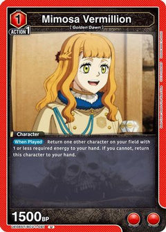 Mimosa Vermillion (UE08ST/BCV-1-091) [UE08ST: Black Clover Starter Deck] - Deck Out Gaming