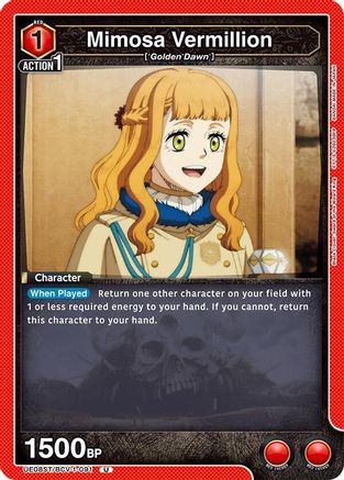 Mimosa Vermillion (UE08ST/BCV-1-091) [UE08ST: Black Clover Starter Deck] - Deck Out Gaming